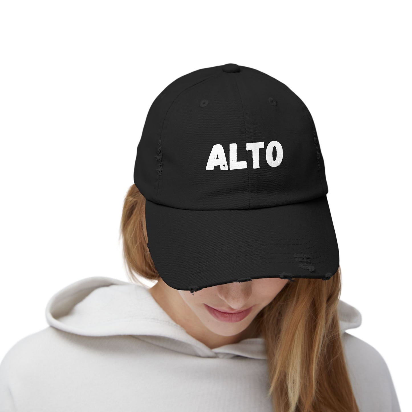 Alto Distressed Cap – Sing It Loud, Wear It Proud!