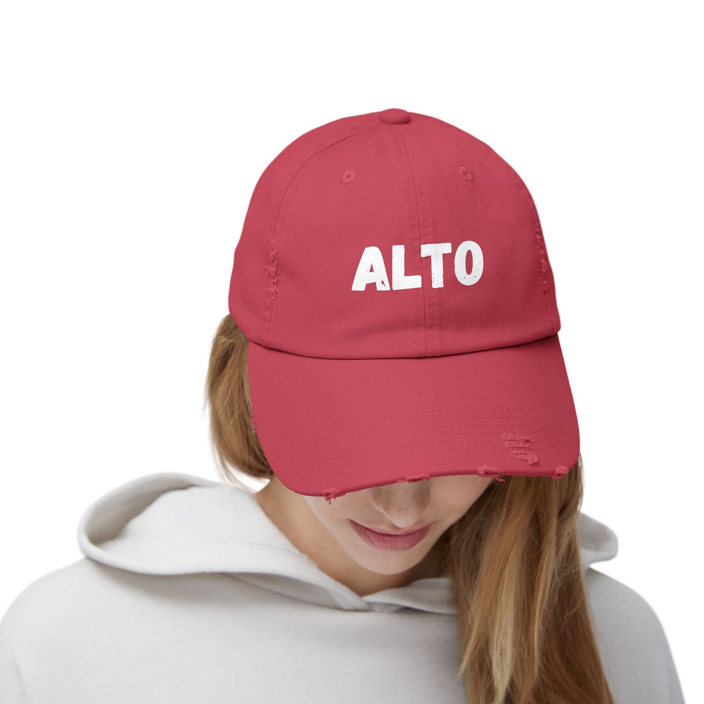 Alto Distressed Cap – Sing It Loud, Wear It Proud!