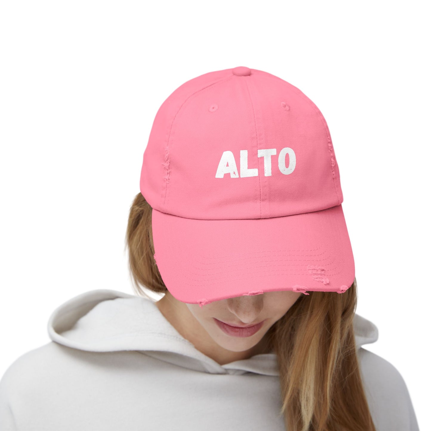 Alto Distressed Cap – Sing It Loud, Wear It Proud!