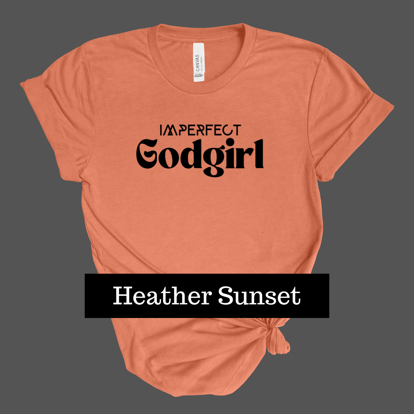 Imperfect Godgirl - TShirt -Black