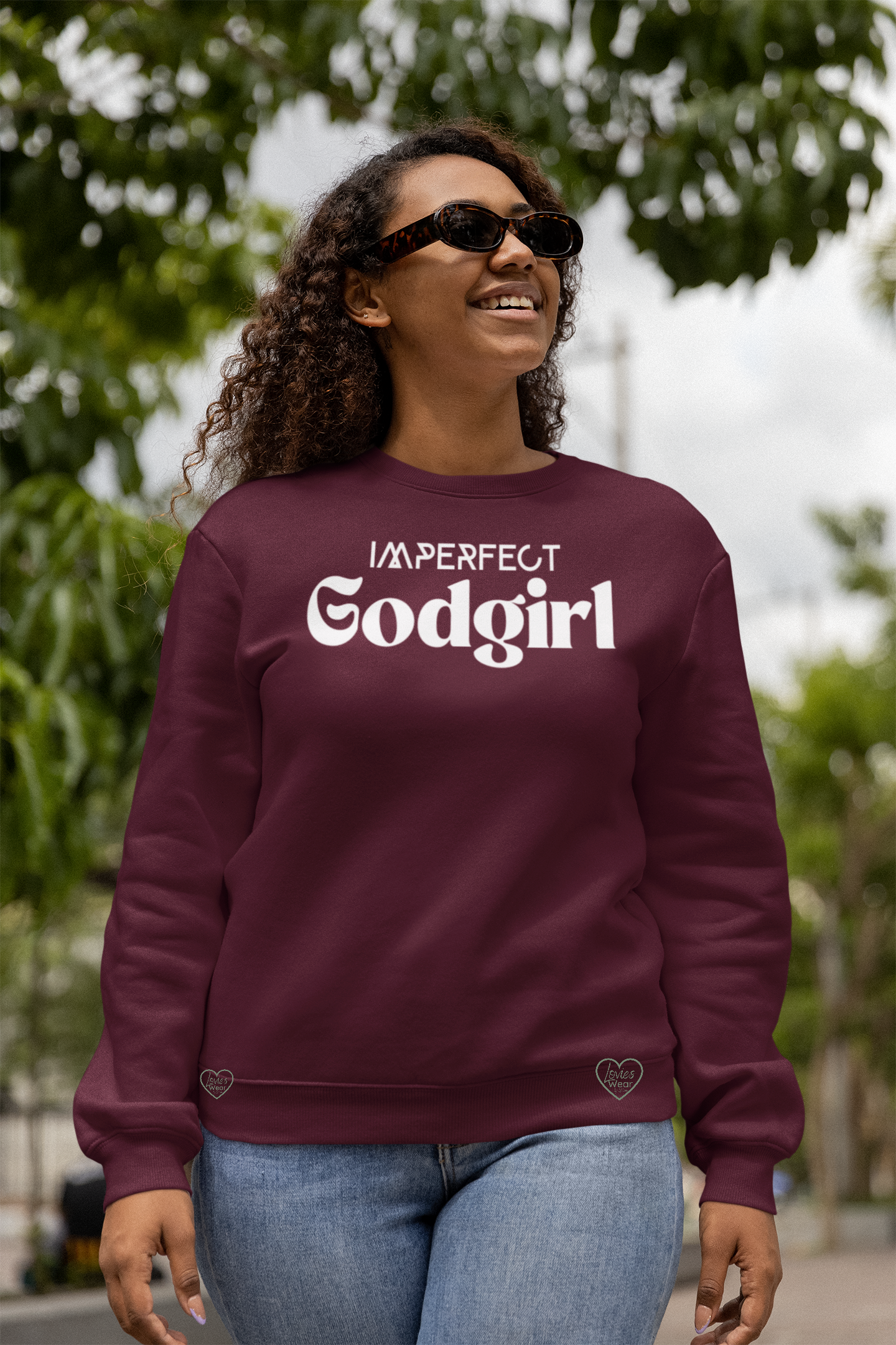Imperfect GodGirl - Tshirt (white)