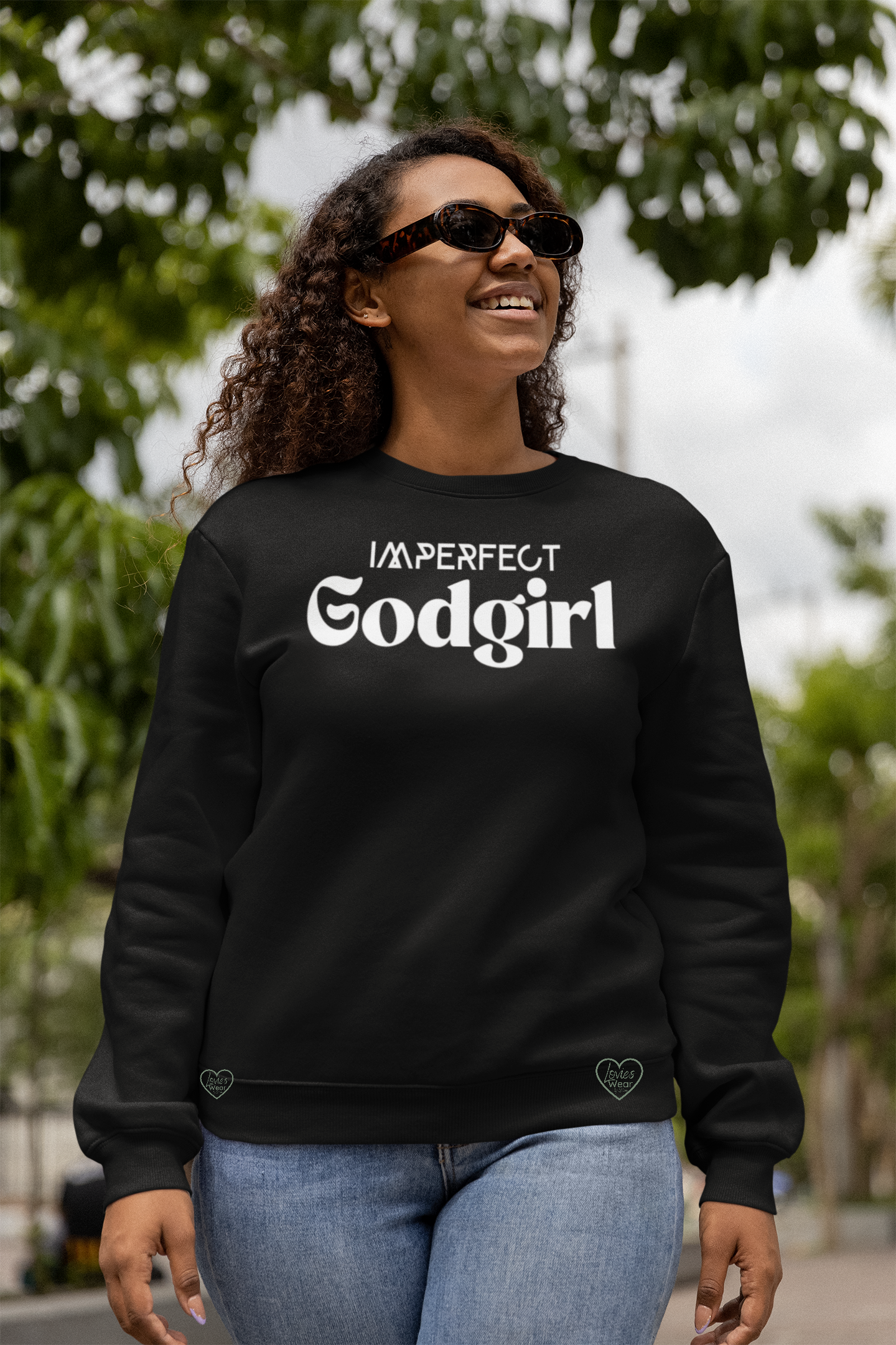 Imperfect GodGirl - Tshirt (white)
