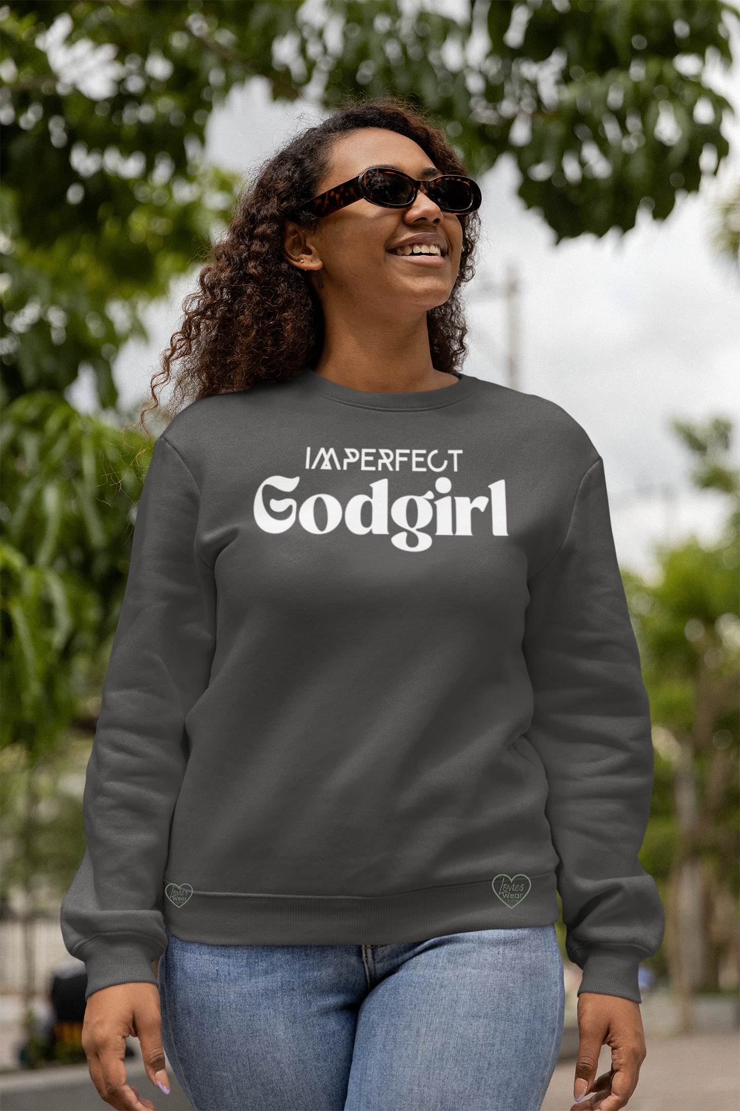Imperfect GodGirl - Tshirt (white)