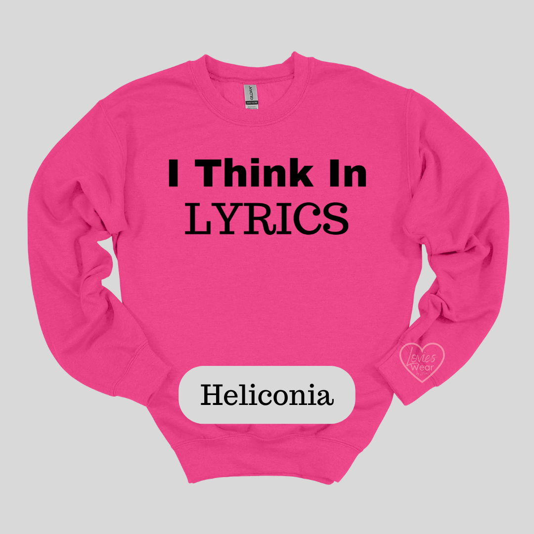I Think in Lyrics
