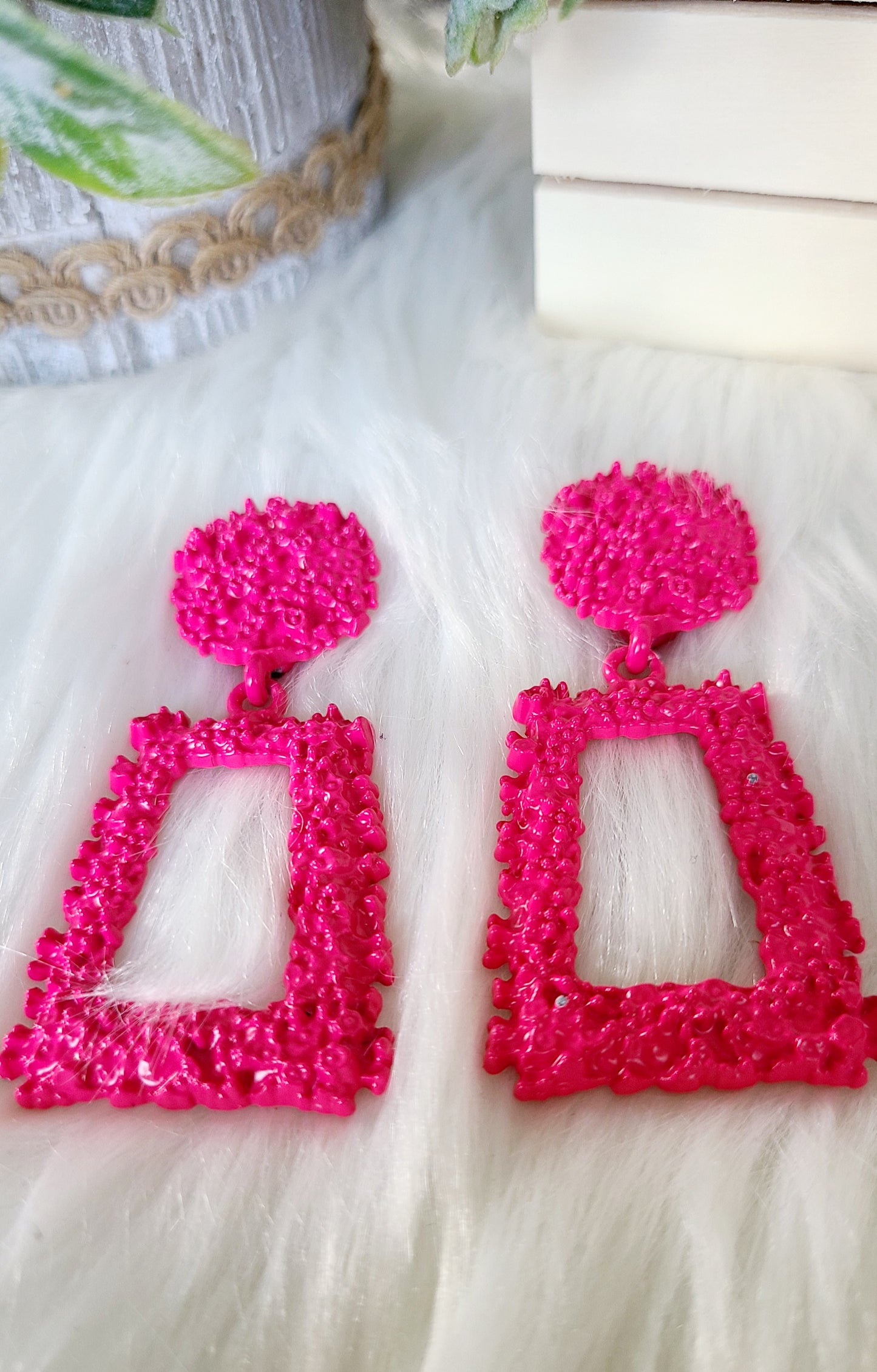 Electric Pink Frames- CLIP-ONS
