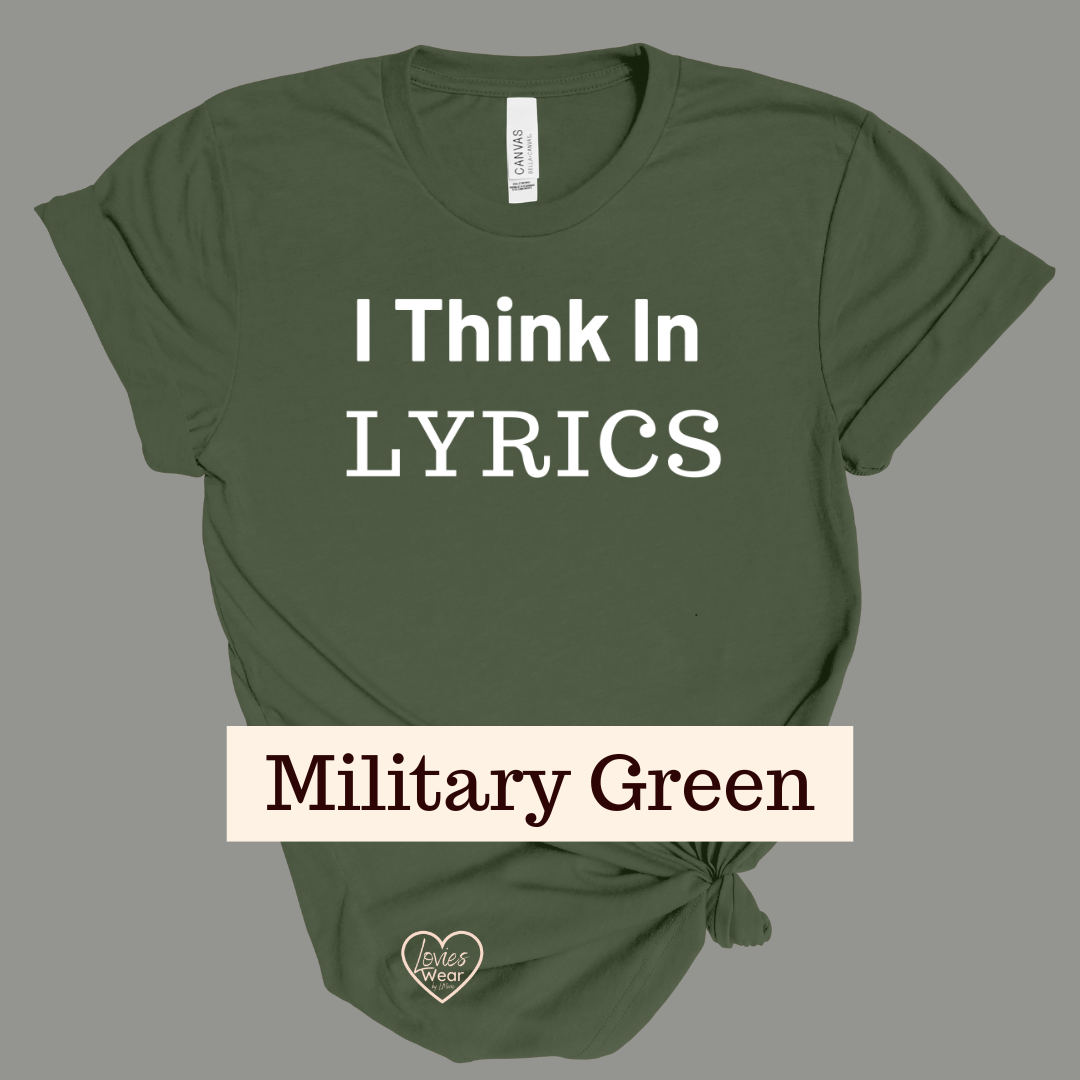 I Think in Lyrics