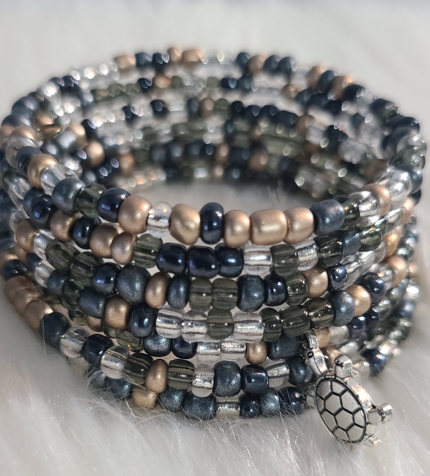 Black and Neutral Spring Bracelet