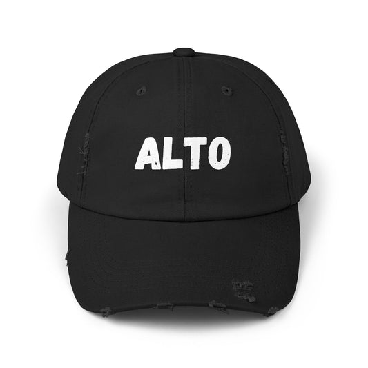 Alto Distressed Cap – Sing It Loud, Wear It Proud!