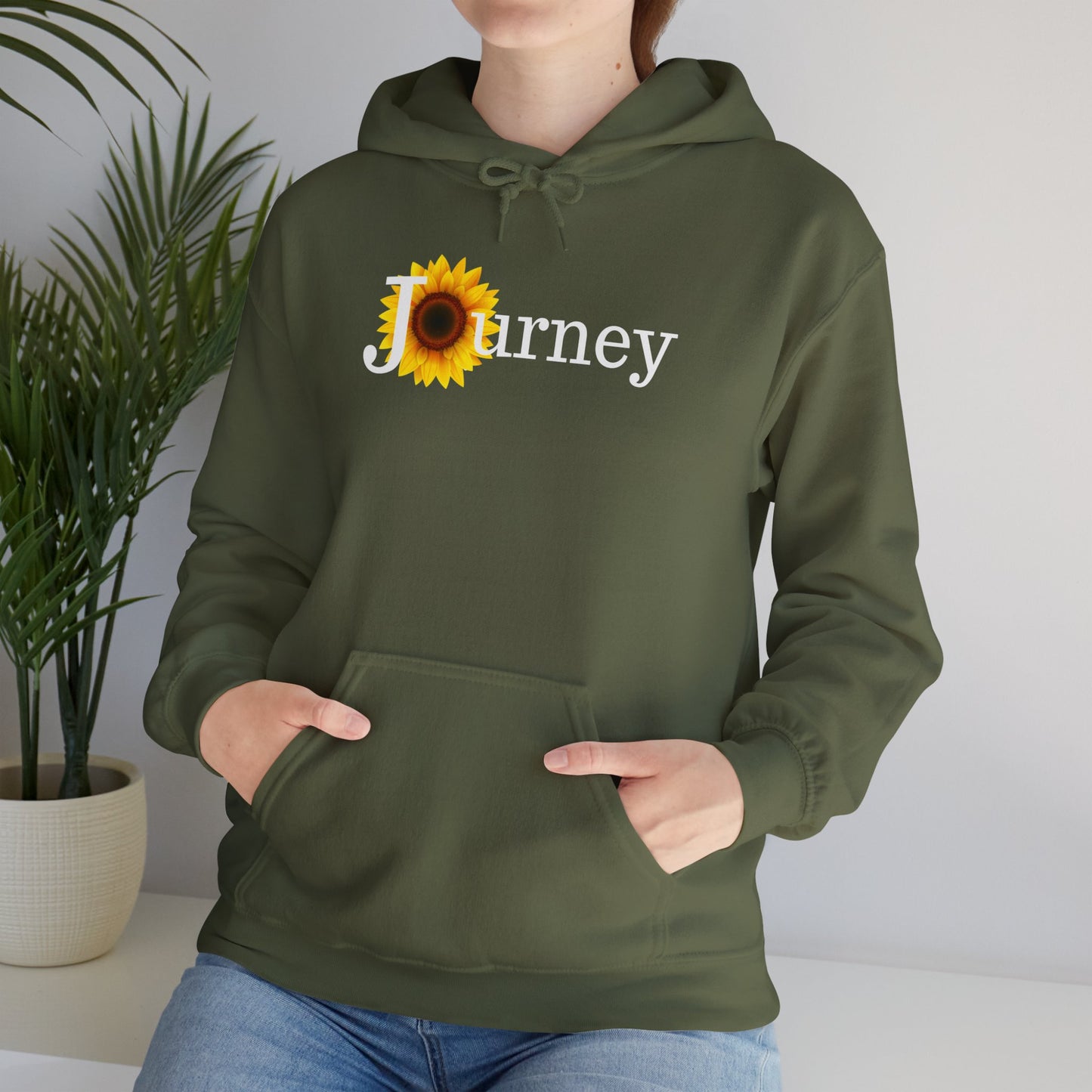 Journey- Hoodie- White design