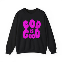 Load image into Gallery viewer, God is Good - Neon Purple - Sweatshirt
