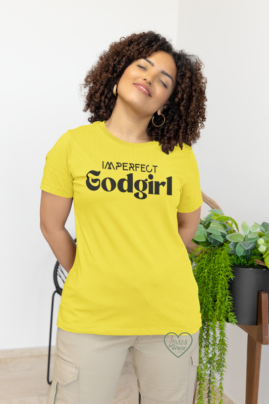 Imperfect Godgirl - TShirt -Black