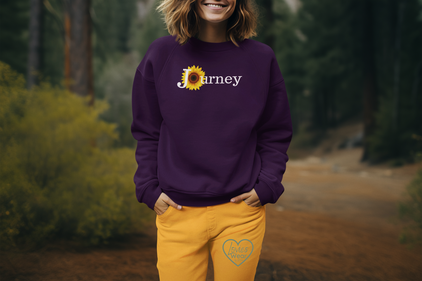 Journey - Sweatshirt- White Design