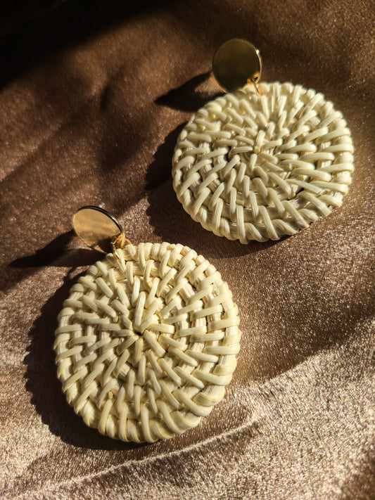 Round Basket Earrings