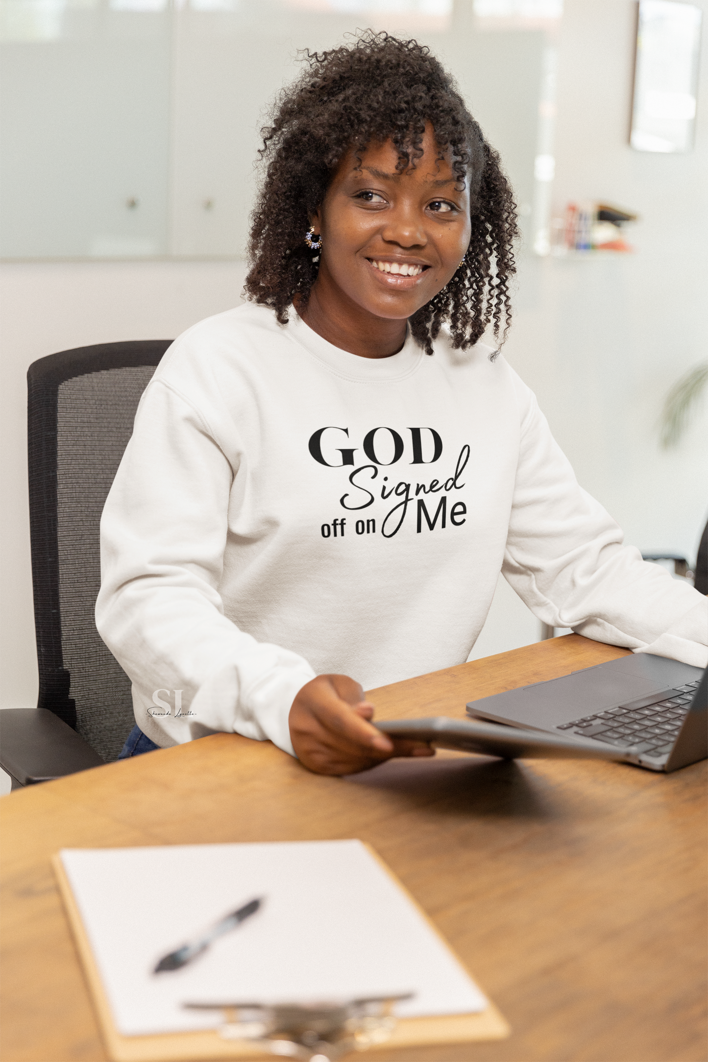 God Signed off on me