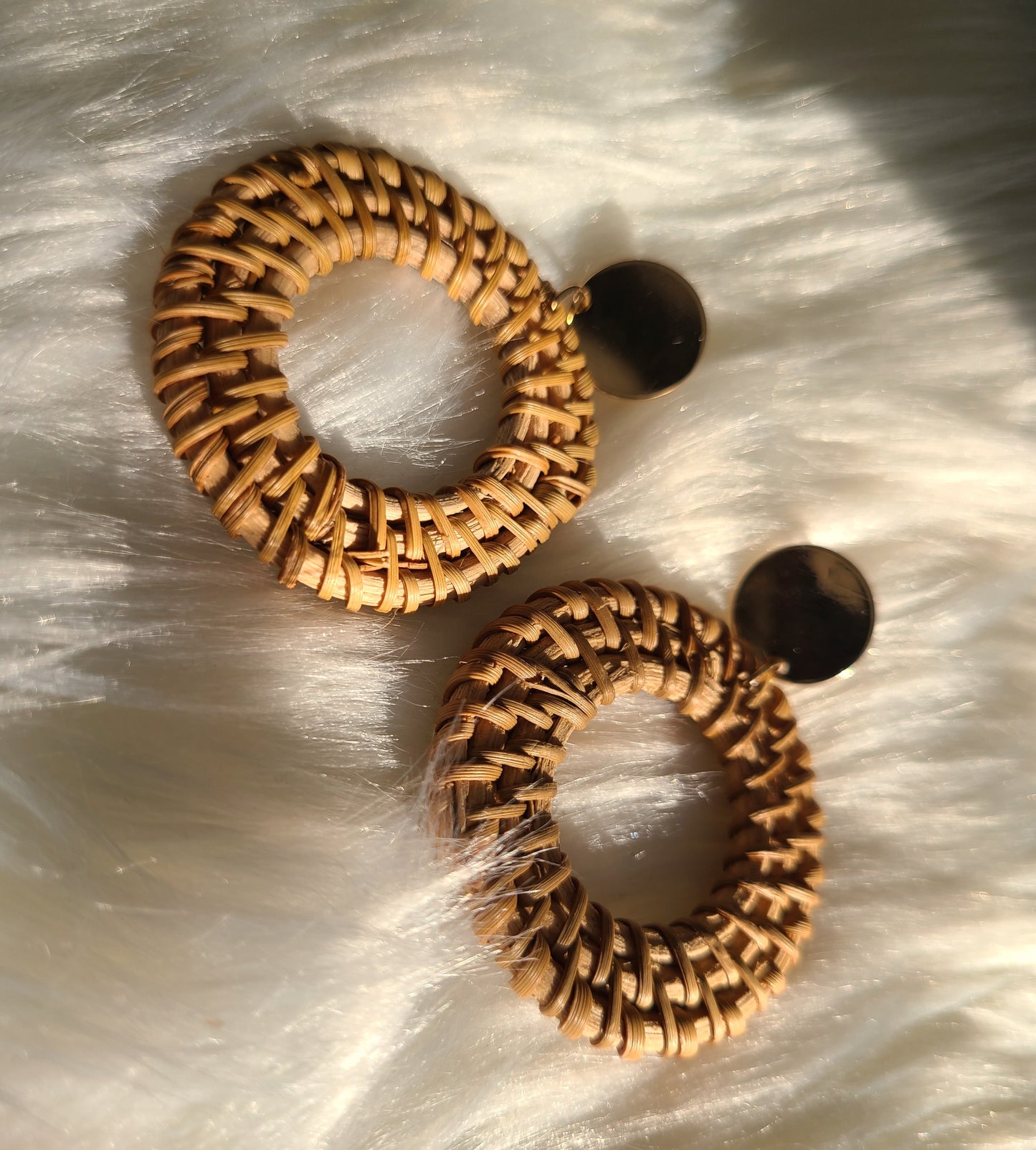 Circle Basket Earrings