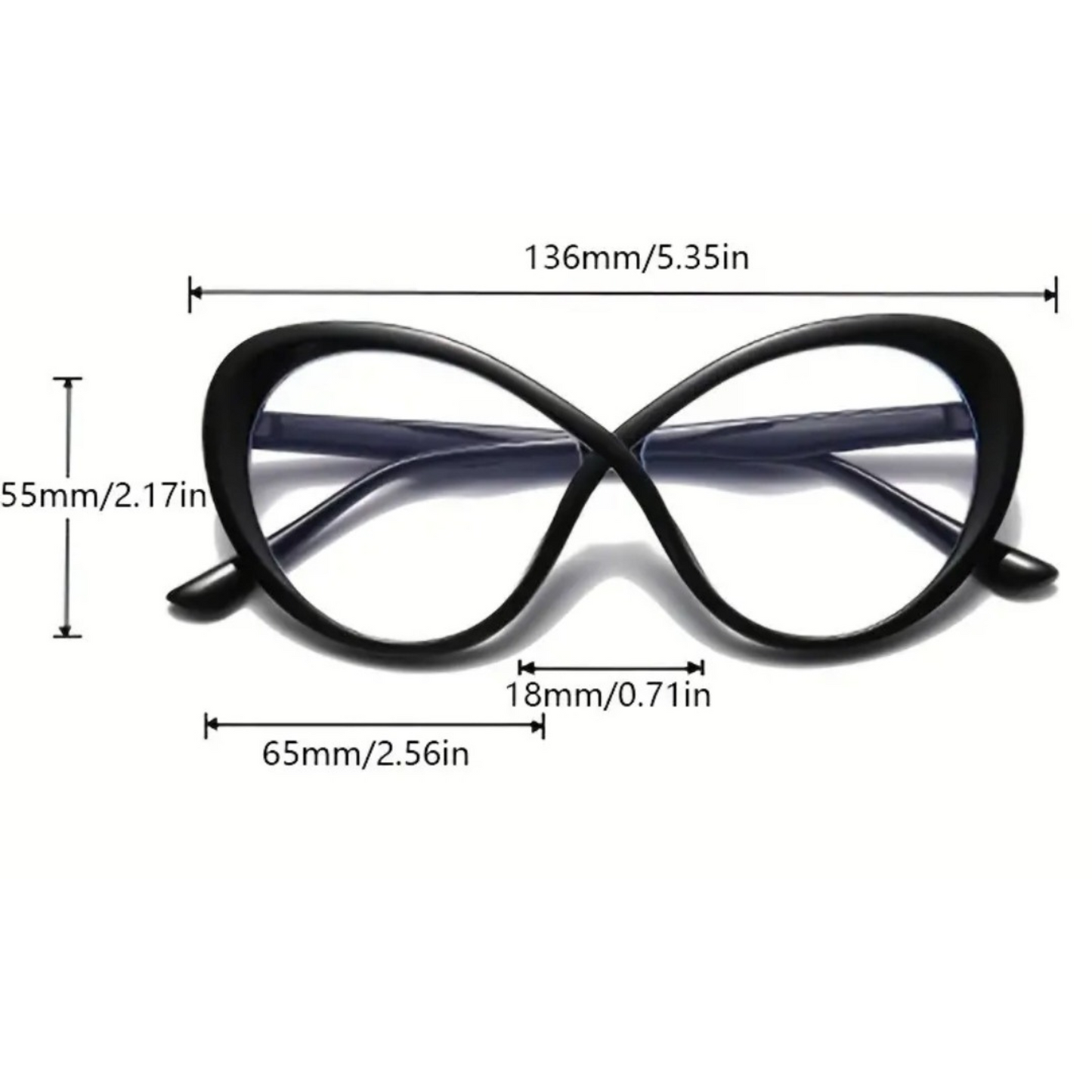 Criss Cros Black Fashion Eyewear