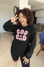 Load image into Gallery viewer, God is Good- Pink - Sweatshirt
